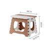 Multi Folding Plastic Purpose Step Stool Sturdy Seat Home Portable Camp Chair
