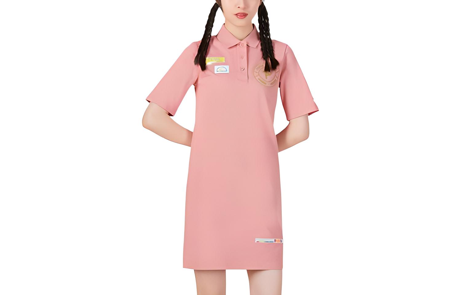 PUMA Short Sleeved Dress Women s Pink 537042-24 S