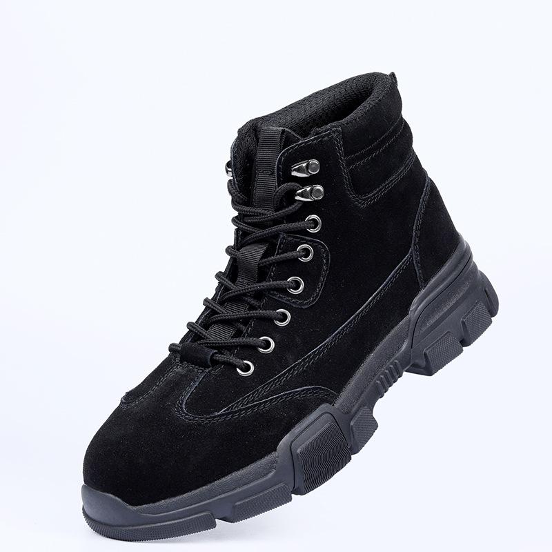 

Обувь рабочая, противоразбивная, противоколотая, противоизносная, мужская рабочая обувь для защиты ног. 46 чёрный