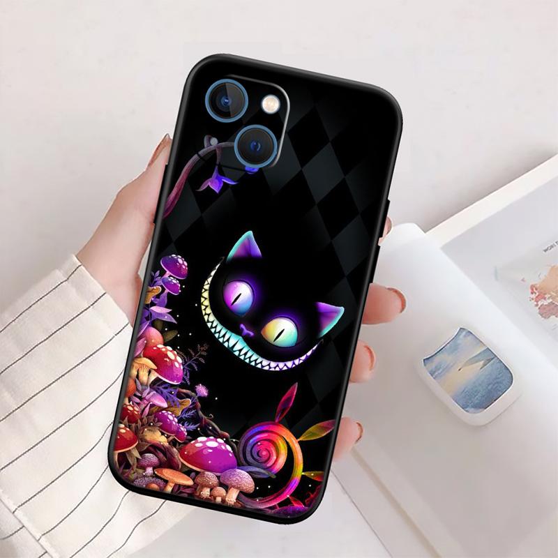 Alice in Wonderland Cat Princess New High-End Shell Phone Case for OPPO A3 Pro A72 A74 A76 A77 A77S A78 A79 A94 A95 A18 A40M A58
