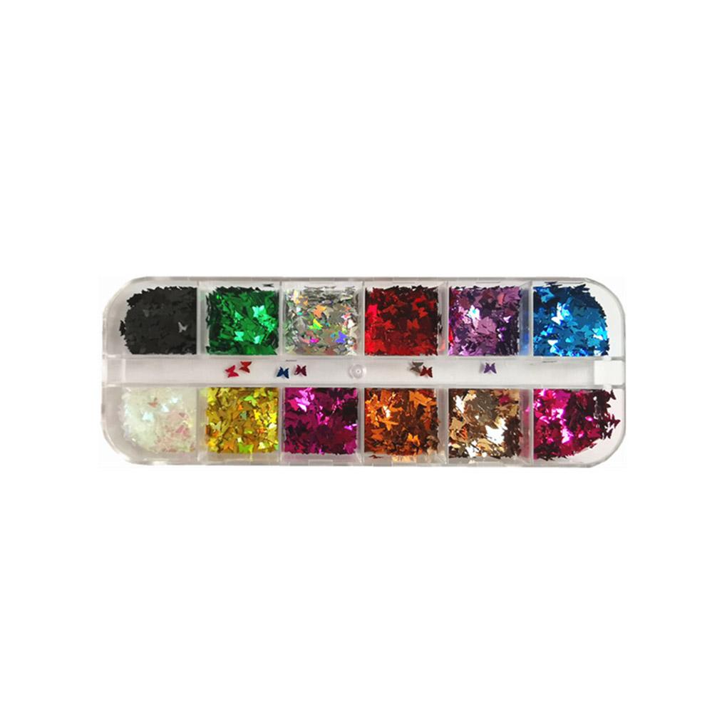 

Color Sequin Artificial Glitter for Party Women Makeup DIY Decoration Tool Type 1