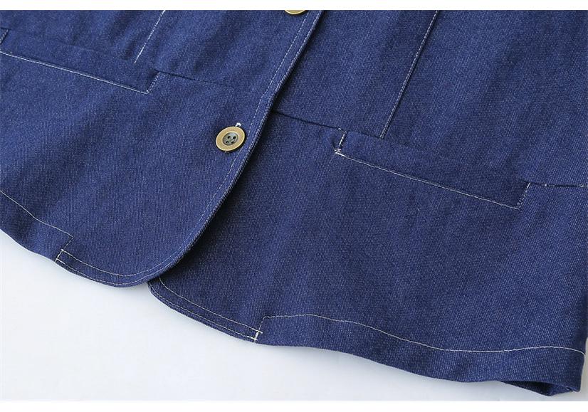 2026 Plus Size Women's V-Neck Denim Vest: Slimming, Versatile Cardigan for Spring/Autumn