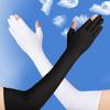 Breathable Sunscreen Gloves Touchable Screen Nail Art Mittens New Long Sleeve  Summer