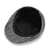 Vintage Striped Beret Women Autumn And Winter Artist Painter Hat Korean-Style Casual Versatile Trendy Ivy Cap Men Newsboy Cap