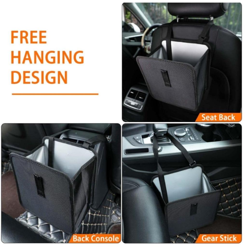 Foldable Trash Hanging Waterproof Storage Large Car Accessories Can, Leak-Proof Bag, Capacity, (M)