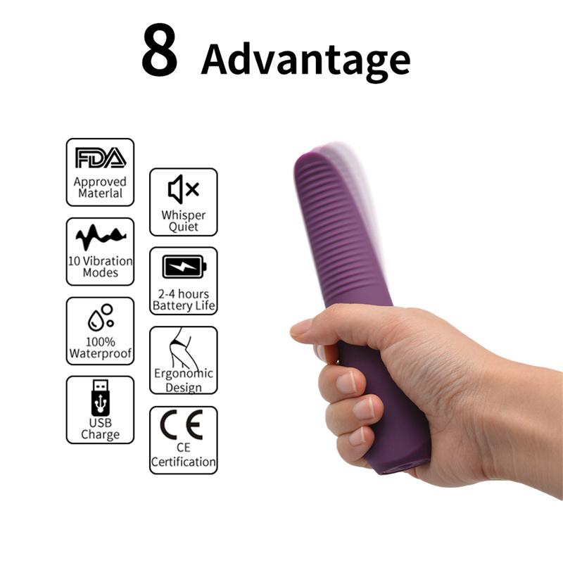 Vibrator Female Sex Toy Masturbator Honey Bean Clit Stimulation Artifact Cunnilingus Female G-spot Tongue Licking Silent