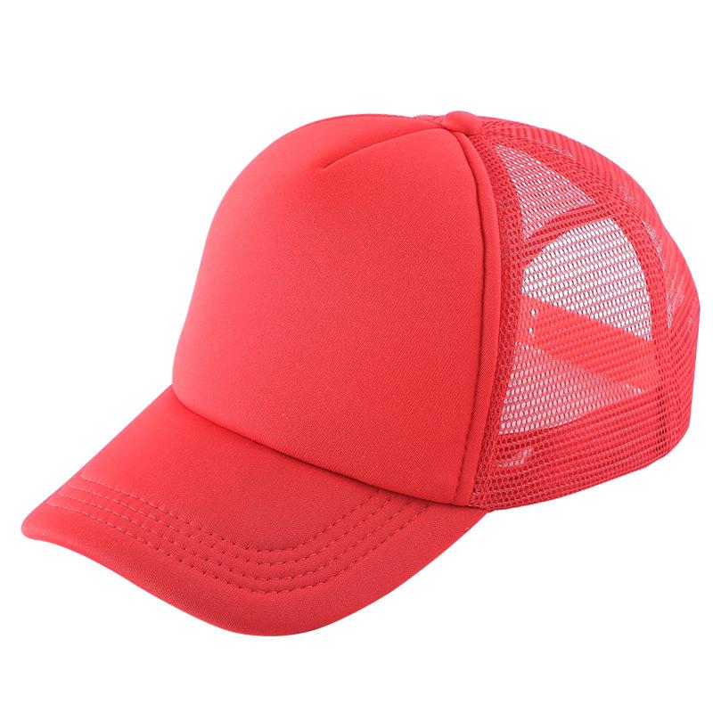 Men's Spring/Summer Mesh Duckbill Baseball Cap with Logo Embroidery