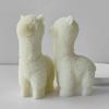 DIY Alpaca Aromatherapy Candle Silicone Mold, 3D Animal Soap Gypsum Resin Handicraft Gift Home Decoration Making Mold