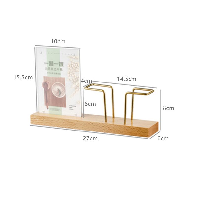 Desktop Organizer Tableware Supplies Wood Tissue Paper Holder Napkin Holder Brass Tissue Box Storage Toothpick Box