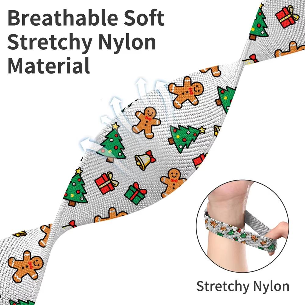 Sport Nylon Band for Samsung Galaxy Watch 7/FE/5 Pro/6/4 classic 44mm No Gaps Christmas Bracelet correa Galaxy Watch6 7 straps
