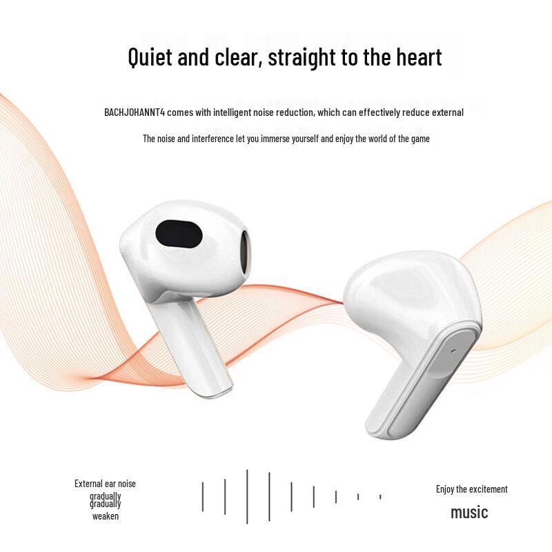 Bach Johann T4 Wireless Bluetooth Earbuds