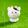 Resin Animal Zodiac Ornament With Cartoon Snake Rabbit Tiger For Desk Decor
