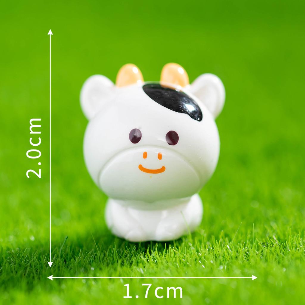 Animal Zodiac Resin Ornament With Cartoon Snake Rabbit Tiger For Desk Decor