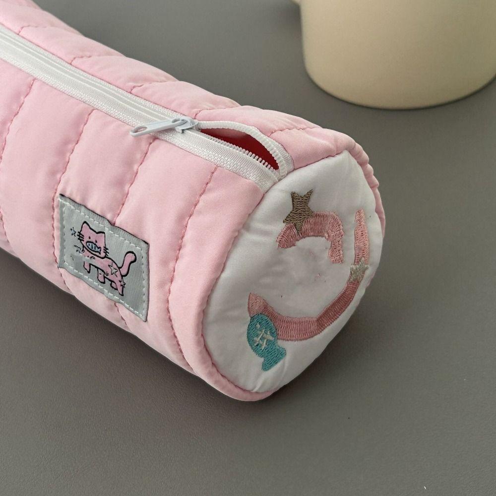 Large Capacity Pen Bag Soft Touch Storage Bag Multifunctional Pen Box  Boys/Girls