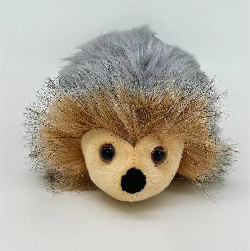 Simulation Hedgehog Plush Toys Soft Stuffed Animal Doll Cartoon Cute Hedgehog Doll Pillow Children Birthday Gift Home Decoration 17cm