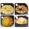 GIANXI Multifunctional Snow Pot Non-Stick Pan Kitchen Utensils Stainless Steel Milk Pot Kitchen Practical Cookware Saucepan