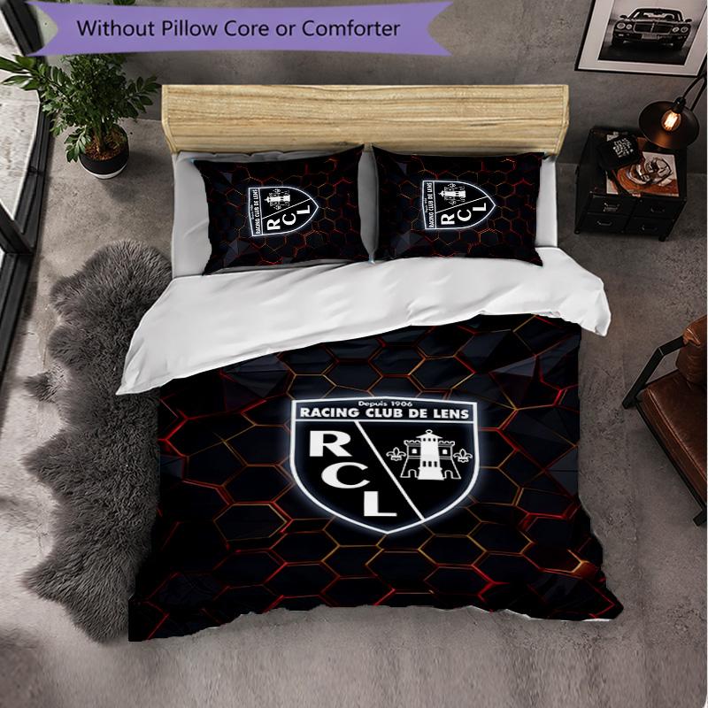 Lens FC Themed Bedding 3Pcs Duvet Cover Set Decorative Bed Linen For Teen Room Home Decoration