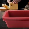 1 pièce Mini Moule en Silicone Toast Rectangle Plat à Gâteau Moule Cheesecake Moule de Cuisson Plateau de Cuisson Pain