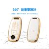 New Serena Key Case C28 New Roox ProPILOT Smart Key Cover Dual Sliding Premium 4 Buttons [Unhoke] Series, e-POWER Keychain, Doors, TPU, (Gold & White)