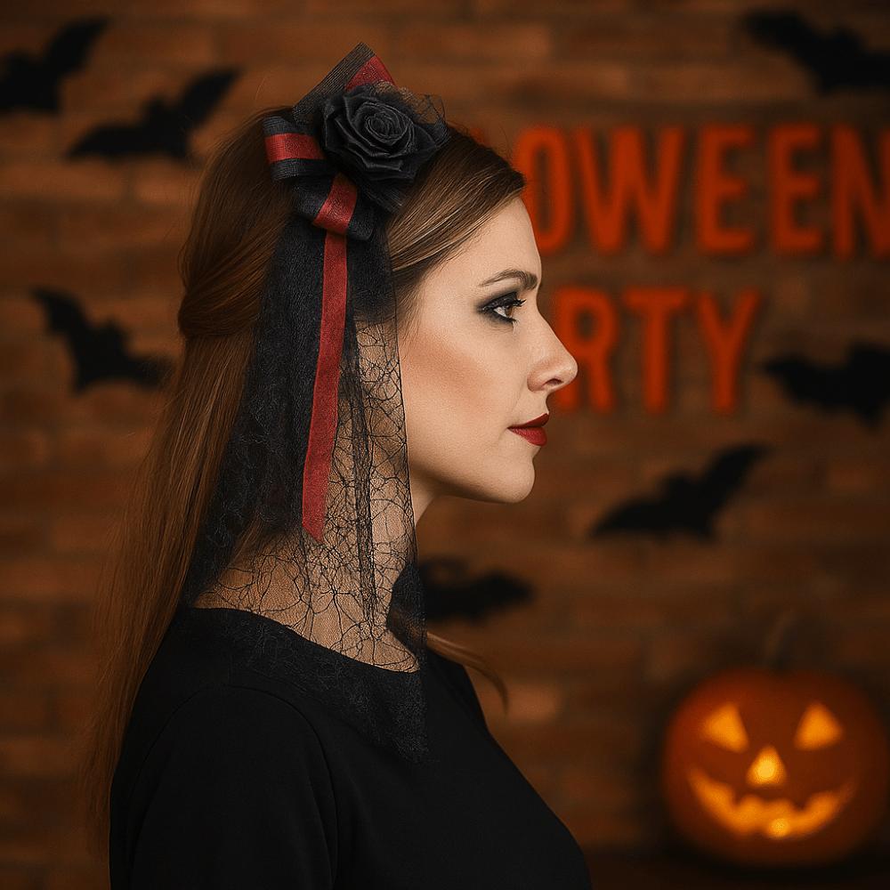 Modne Spinki do Włosów na Halloween Wygodne Akcesoria do Włosów Kreatywne Opaski Ślub