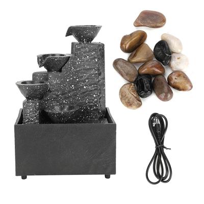 Stolní USB vodní fontána Ornament řemesla pro vnitřní domácí kancelářské stolní dekorace