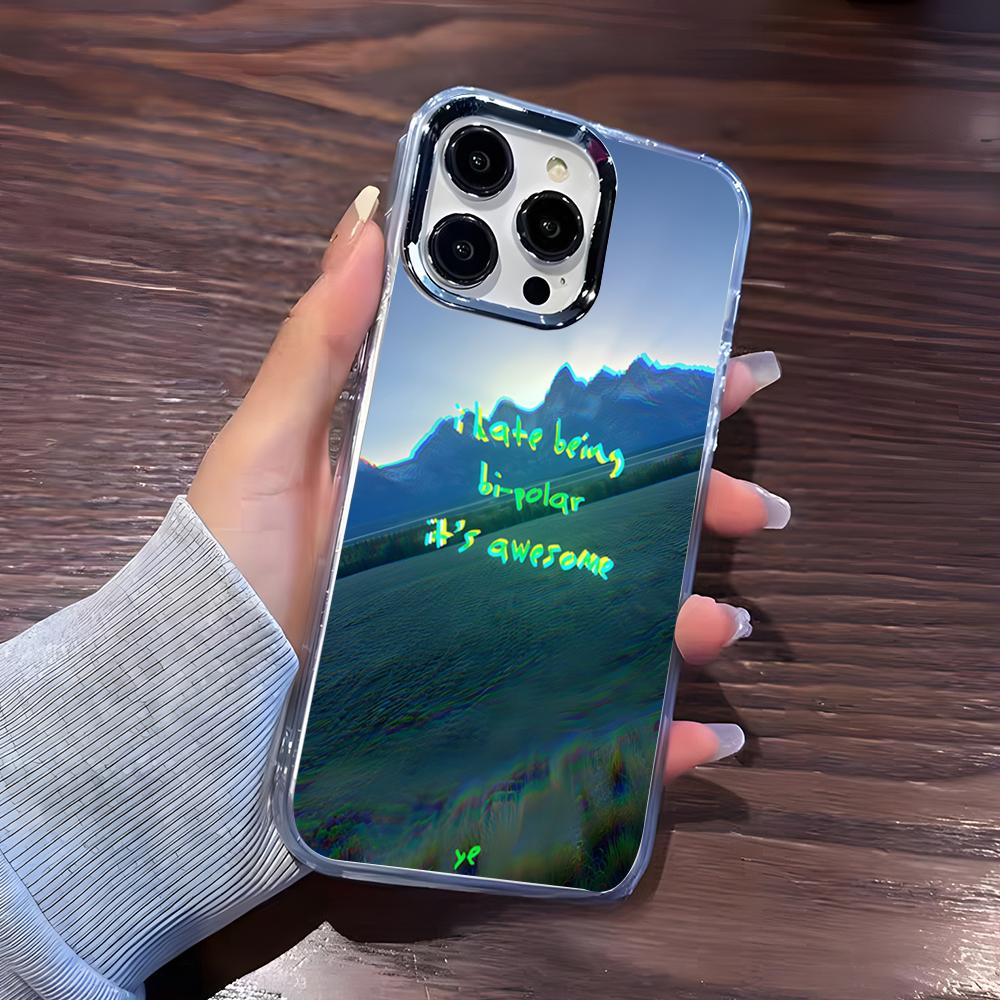 

Kanye West Ye Rapper Phone Case For IPhone 17 Pro Max 16 15 14 Pro Max IPhone 13 Pro Max 11 Plus Transparent Cover iPhone 14 Plus