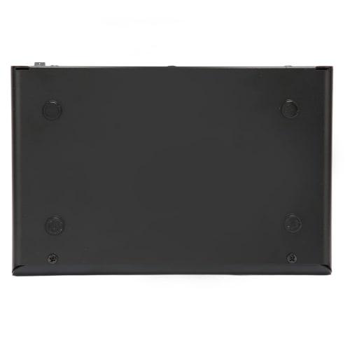 10-Channel Stereo Mixer, 60Hz Black, with Two Master Volume Knobs, for Keyboards, for Clubs and Bars, US Plug