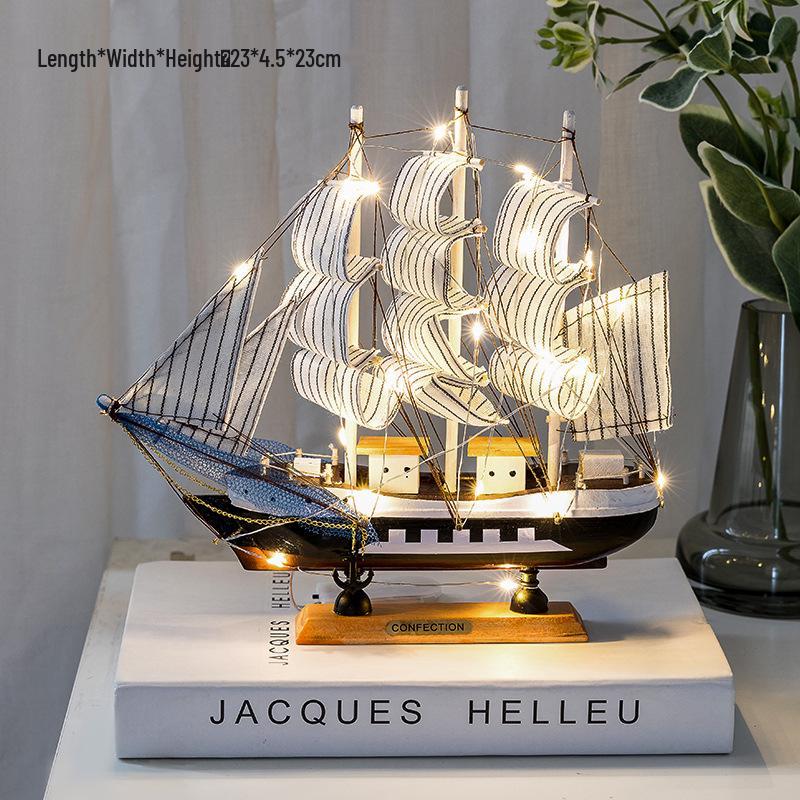 Sailboat Ornament: Creative Home Décor for Living Room, Wine Cabinet, Graduation Gift, or Office Desktop