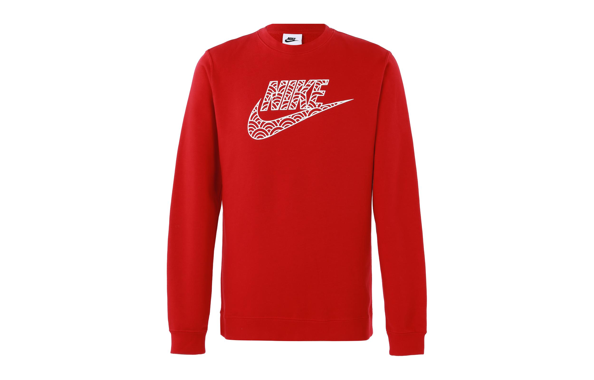 

Nike Sweatshirts Men s Red Crew Neck Moderate Regular DR7829-687 XXL
