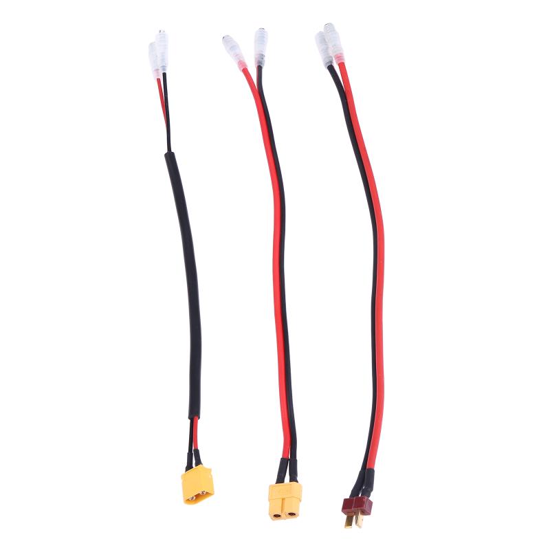 Xt60 Male To Bullet Terminal Conversion Cable Electric Bike Scooter Motor Female Battery Extension Cable 28Cm Ebike Accessories