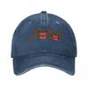 Domo Kun Doll JDM Unisex Baseball Cap Distressed Denim Washed Caps Hat Vintage Outdoor Unstructured Soft Snapback Hat