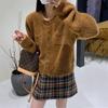 Korean Niche Round Neck Knit Cardigan with Candy Buttons - Soft and Gentle Sweater for Autumn and Winter