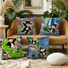 Art DDollar MMonopoly  cushion cover Pillow Case Plush Fabric Soft Double Sided Print Sofa Cushion Cover Throw Pillow Covers