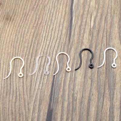 50pcs 12x15mm Hypoallergenic Silicone Resin Earrings Hooks Findings Anti Allergy Ear Wire Hooks DIY Jewelry Making Accessories