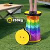Contraction folding chair, adjustable telescopic type, portable, for outdoor fishing, camping and traveling, compact seat.