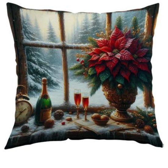 

Наволочка в новом стиле Рождественское украшение для дома Наволочка с лосем и снежинками Чехол для подушки для дивана в гостиной 45*45cm