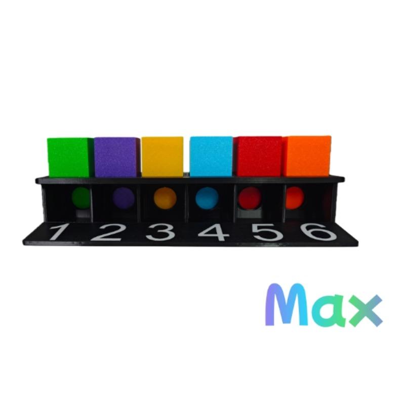 

Max Version Mind Reading Color Match Cube Mentalism Prop for Stage Parlor Magic Instant Visual Trick Gimmick Props