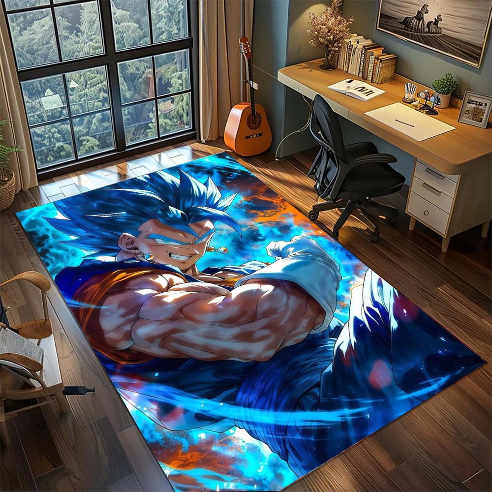 

Goku Rug Carpet Interior Styling, Non Slip Washable Large Area Floor Mat Gamer Room Bedroom.-TING 60x90cm