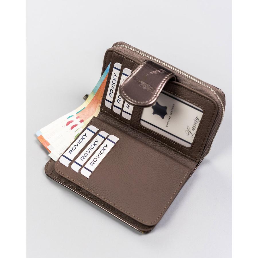 Schlankes Leder-Damenportemonnaie von Pierre Cardin