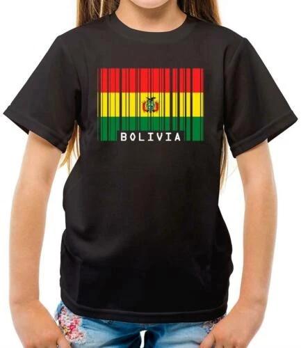 

Bolivia Barcode Style Flag - Kids T-Shirt - Bolivian - Country - Travel - Sucre 160