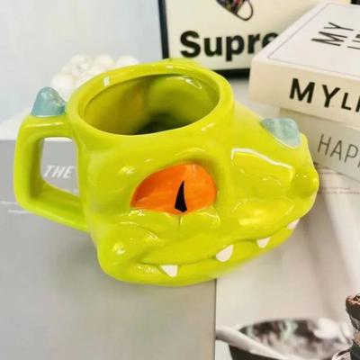Kubki 3D Ręcznie malowane Anime Kreatywne Biuro Dziecięcy Kubek na wodę Kubki Kreskówka Anime Kubek Dinozaur Ceramiczny Kubek Zwierzęcy