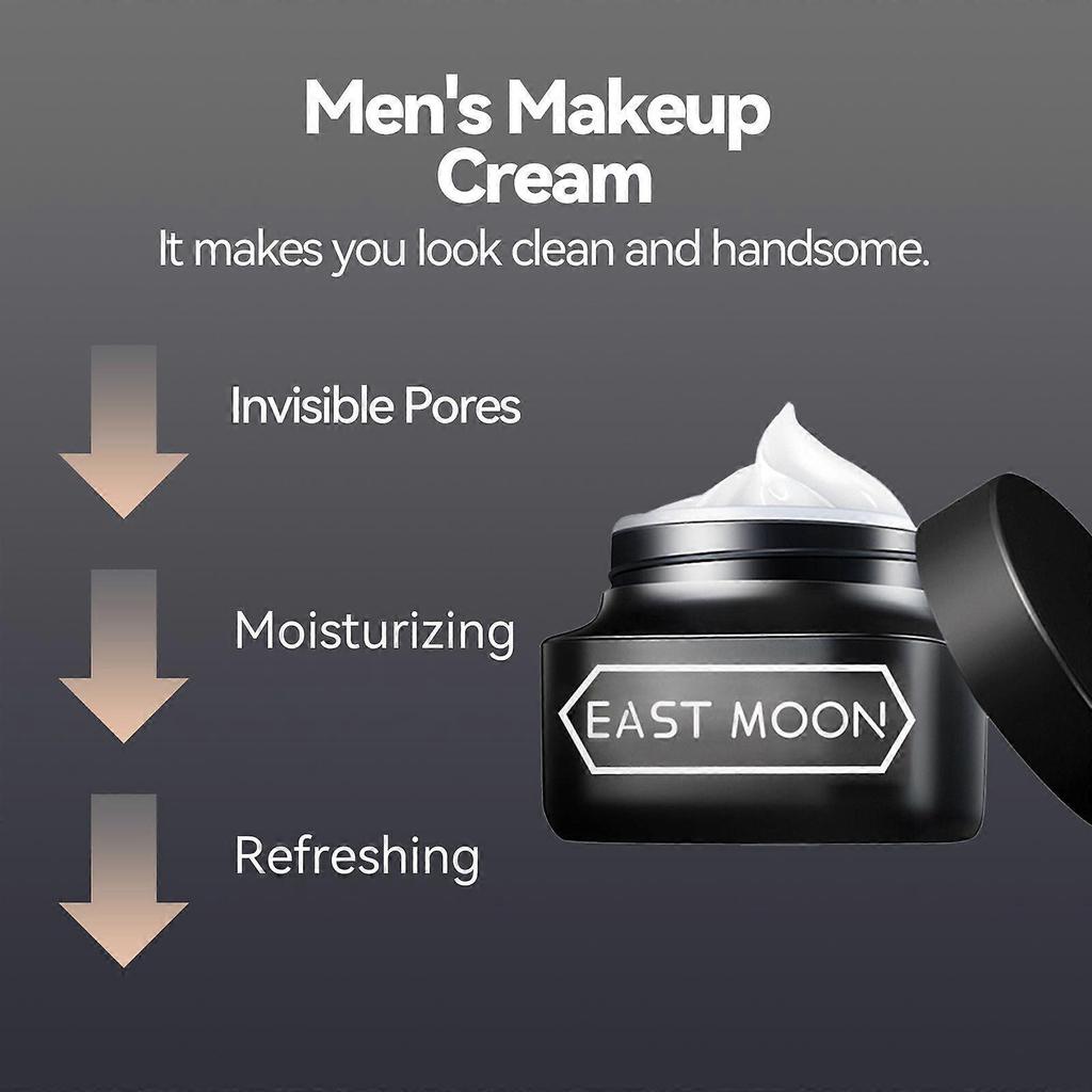 East Moon Natürliche Gesichtscreme für Herren Hydriert, Spendet Feuchtigkeit, Verleiht einen strahlenden Teint, Kaschiert Hautunreinheiten und Aknenarben und ist eine feuchtigkeitsspendende Schönheitscreme