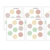 6Pcs Colorful Polka Dots Wall Stickers, Self-Adhesive Vinyl Decals, Removable Peel And Stick Wall Decals for Bedroom Living Room Kids Room