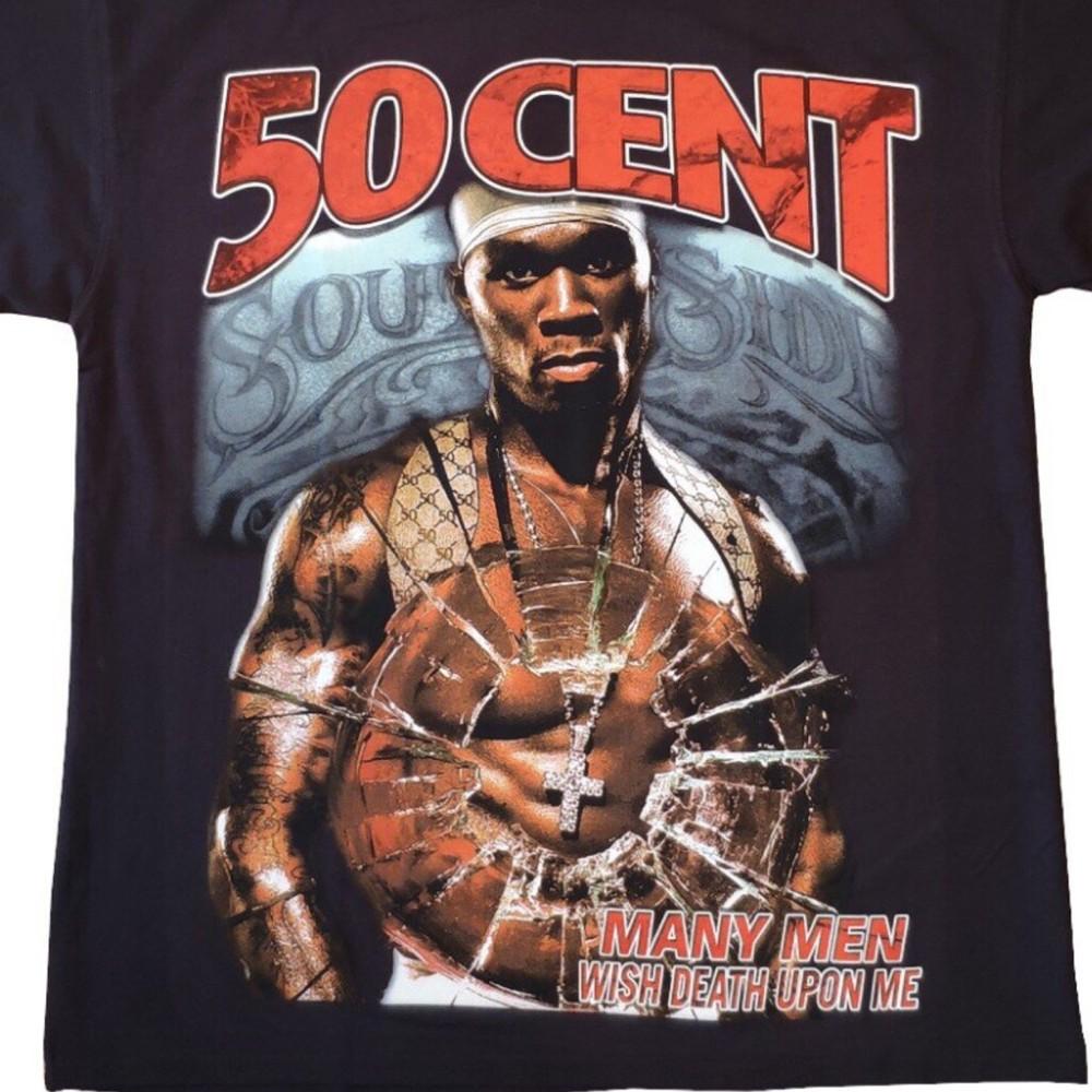 

50 Cent Marino Morwood Black Unisex S-2345XL T-Shirt- Unisex T-Shirt XXL