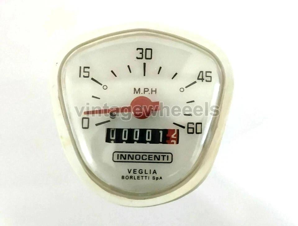 Lambretta J Range Cento 60 MPH Speedometer Veglia Borletti INNOCENTI Speedo