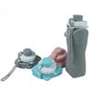BPA-Free Silicone Collapsible Water Bottle - Portable Foldable Travel Cup for Outdoor Sports & Daily Use