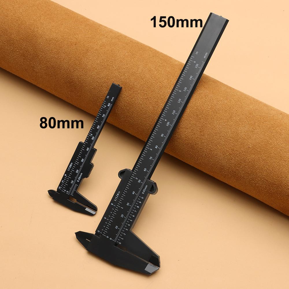 80мм 150мм Портативный Пластиковый Штангенциркуль Микроблейдинг Штангенциркуль Линейка Черный Синий Белый Измерительные Инструменты для Часов