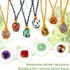 Empty Crystal Stone Holder Necklace Rope Cord Stone Bracelet Jewelry DIY Gift