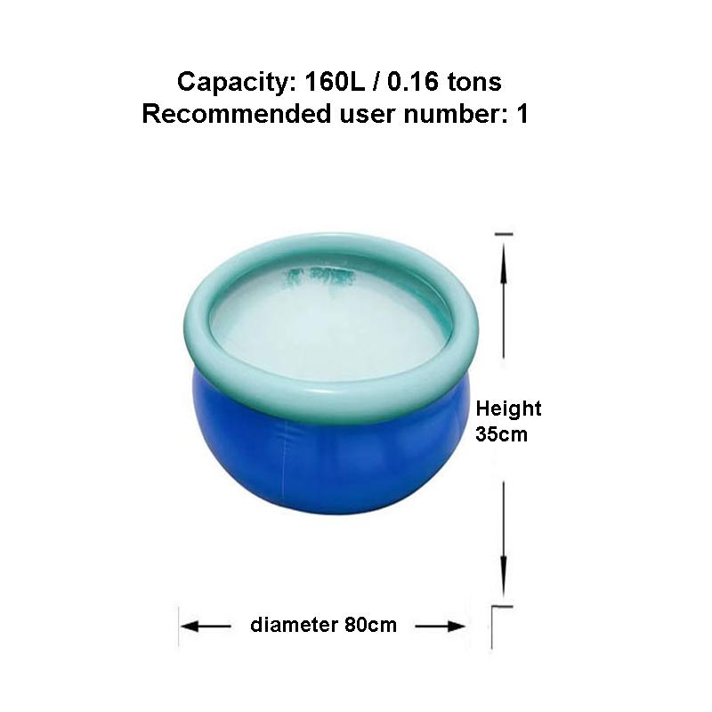 Piscina gonfiabile per bambini Anello da nuoto Piscine rotonde Grandi piscine per il divertimento domestico