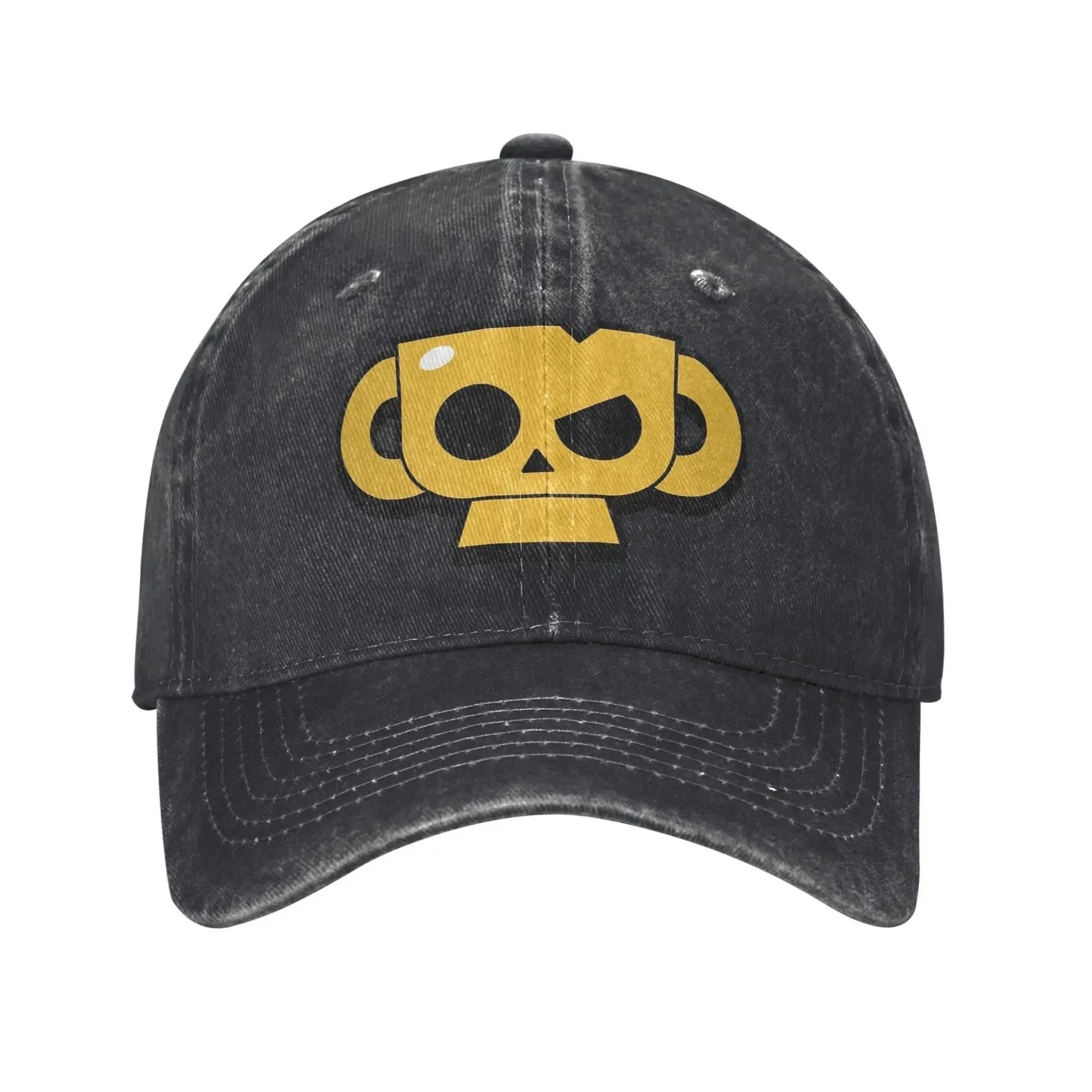 

B-Brawled Casual Baseball Cap Kpop Rock Trucker Hat Summer Wholesale Women Unisex DIY Print Baseball Caps One Size